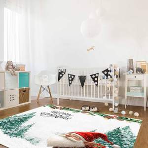 <b>Christmas</b> Gnomes Xmas <b>Trees</b> Printed Non-Slip Absorbent Carpet Home <b>Decor</b> Area Rugs & Sets for Living Room Stock Product - Product Image 4