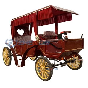 Charrette de tourisme de luxe personnalisable en couleur avec rideau, bus de tourisme électrique romantique avec ambiance amoureuse - Product Image 2