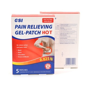 Csi nhà máy giảm đau capsaicin vá cho vai đau lưng Capsicum thạch cao giảm đau vá nóng - Product Image 1