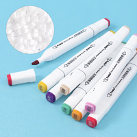 Foska 24/36/48/60 couleur Manga ciseau et pointe double pointes Art double marqueurs stylo Double extrémité alcool Art croquis dessin marqueur stylo