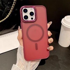 เคสโทรศัพท์แบบใสบางเฉียบ สัมผัสผิวด้าน สำหรับ iPhone 11 12 13 14 15 16 Pro Max 16E รองรับการชาร์จไร้สาย แม่เหล็กในตัว - Product Image 4