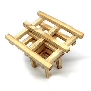 Kit de construction de formes géométriques en bois, jouet éducatif scientifique à assembler manuellement pour enfants de 4 à 6 ans, modèle d'apprentissage STEM - Product Image 2