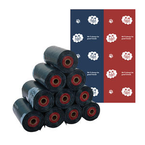 Novo Design Duplo Cor Cada Rolo Biodegradável Perfumado Pet <span class=keywords><strong>Poop</strong></span> Sacos para Caminhar <span class=keywords><strong>Dog</strong></span> Outdoor - Product Image 3