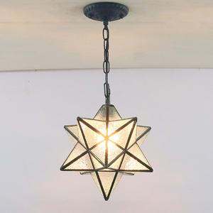 Lámpara de araña de cinco puntas de estilo americano, creativa, personalizada, sencilla, para dormitorio, bar, comedor, iluminación para pasillo de entrada - Product Image 1