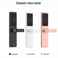 Cerradura Inteligente Digital Anti-Espía Vertexis con Contraseña, Cerradura Electrónica para Puerta con Entrada sin Llave Tuya WiFi Cloud, Desbloqueo por Huella Dactilar