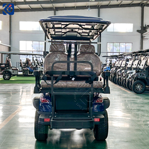 Voiturette de golf électrique 6 places CAMP, 72 volts, moteur 5KW, certifiée CE, chariot utilitaire pour parcours de golf, hôtel, villa - Vente chaude - Product Image 6