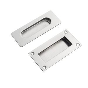 Concealed Stainless Steel Drawer <b>Handles</b> For Cabinet <b>Doors</b> Minimalist Design Easy Installation - Product Image 4