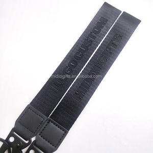 사용자 정의 나일론 짧은 스트랩 짠 자동차 키 체인 팔찌 로고 두꺼운 짠 나일론 목 끈 PU 사용자 정의 오토바이 끈 - Product Image 4