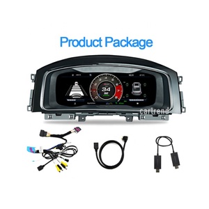 Voiture VW 12.5 pouces Affichage numérique du cockpit Écran du tableau de bord <span class=keywords><strong>CarPlay</strong></span> Meter LCD Instrument Speed Gauge pour <span class=keywords><strong>Golf</strong></span> <span class=keywords><strong>7</strong></span> - Product Image 6
