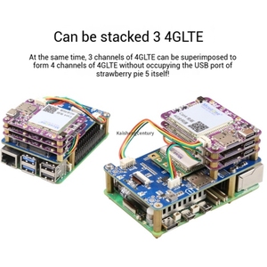 MP4GM ahududu <span class=keywords><strong>Pi</strong></span> geliştirme kurulu ile tak ve çalıştır CAT4 Qualcomm 4G USB2 5-PCIE 4G LTE modülü ücretsiz USB2 - Product Image 3