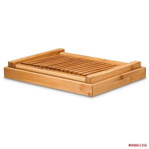 เครื่องตัดขนมปังไม้ไผ่ 31.8x23.7x19 ซม. อุปกรณ์ครัวแบบพับได้สำหรับใช้ในบ้านและเชิงพาณิชย์ - Product Image 3