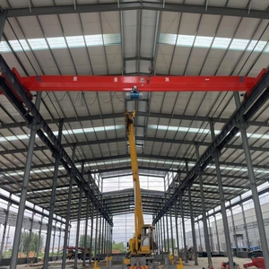 Điện trên không cần cẩu 3 tấn mái chùm 5 tấn 7.5 tấn công suất 20m max nâng chiều cao hoist <span class=keywords><strong>Crane</strong></span> động cơ bơm động cơ PLC bánh răng - Product Image 1