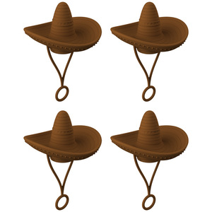 2024 10mm Silicone/PVC Anti-poussière Multi-designs Capuchons de paille pour chapeaux de cowboy pour Restaurants et Boutiques Compatible 30/40 oz - Product Image 4