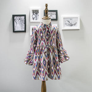 China Produkt <span class=keywords><strong>pakistani</strong></span> schen Stil Kinder Mode Langarm Kleid für dicke Mädchen - Product Image 1