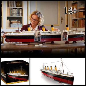 2026 Caja Original Serie de Películas Titanic Gran Barco Crucero 9090 Piezas Bloques de Construcción de Plástico ABS Juguete de Construcción Regalo - Product Image 2