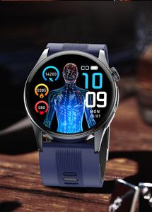 <span class=keywords><strong>Montre</strong></span> connectée pour homme la plus récente avec <span class=keywords><strong>ECG</strong></span>/PPG, bracelet en cuir, étanche IP67, charge magnétique, écran AMOLED - Product Image 4