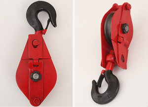 Katrol Kawat Baja Paduan Aluminium Beban Berat Double Sheave 2 Ton <span class=keywords><strong>SWL</strong></span> Bermotor untuk Konstruksi & Penggunaan Pertanian - Product Image 4