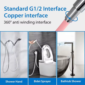 Manguera de Ducha de Acero Inoxidable de Alta Presión Personalizada, Ultra Flexible, Moderna, de Repuesto para Baño, de 1.5m, 2m, 3m, Color Rosa - Product Image 4