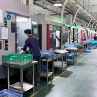 Pièces usinées CNC sur mesure par moulage sous pression avec traitement de surface par peinture en poudre, quincaillerie industrielle, service personnalisé