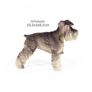 Promocional 6 estilos Material plástico 9CM animales de granja realista 3D pequeño <span class=keywords><strong>Akita</strong></span> <span class=keywords><strong>Inu</strong></span> mascotas perros jugar juguete para niños - Product Image 5