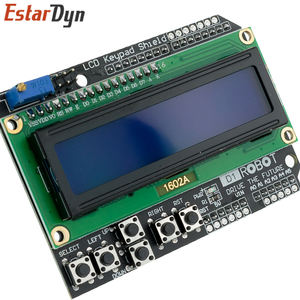 1602 LCD Keyboard Shield LCD1602 LCD 1602 Módulo de pantalla para Ardruino ATMEGA328 ATMEGA2560 Raspberry <span class=keywords><strong>Pi</strong></span> UNO Pantalla azul - Product Image 3