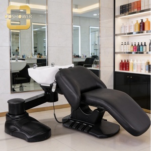 Fauteuil de lavage professionnel pour salon de beauté avec fonction de soin de la tête, modèle <span class=keywords><strong>violet</strong></span>, inclinable - Product Image 2