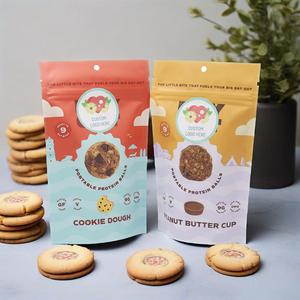 Đứng lên túi cho đồ ăn nhẹ dây kéo nhựa bao bì thực phẩm túi cho bỏng ngô hạt bánh rán vật nuôi thạch sushi với in kỹ thuật số - Product Image 2