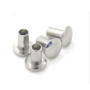 Fabricant chinois OEM, usinage CNC personnalisé, rivets en acier inoxydable et en laiton avec perçage et tournage - Product Image 1