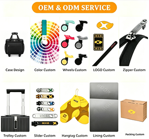 Bolsa de Maestra con Ruedas de Gran Capacidad Personalizada, Carrito Multifuncional con Asa Desmontable, Múltiples Compartimentos, OEM/ODM - Product Image 4