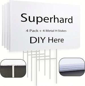 Fade Proof UV Protected <b>Customized</b>-Yard-Signs-18x24-with-H for Private Parking Garden - Product Image 1