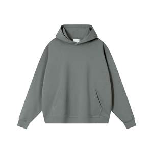 Sudaderas con Capucha de Algodón Peinado Grueso para Hombre al por Mayor – Sudaderas con Capucha de Corte Holgado y Relajado con Impresión de Logotipo Personalizado - Product Image 3
