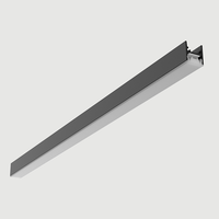 60 °   Lentille optique linéaire PMMA à faisceau moyen pour profil de barre lumineuse LED, diffuseur extrudé transparent givré