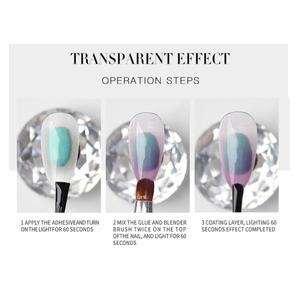 JTING Gel de Mezcla de Colores Puros con Degradado Brillante y Efecto de Sombreado Transparente, Mezcla de Lentejuelas Variadas - Product Image 5