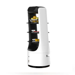 Robot de recarga automática para entrega de alimentos, robot comercial para restaurantes, <span class=keywords><strong>agv</strong></span>, totalmente autónoma - Product Image 6