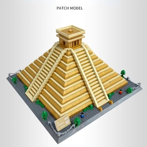 Wange 6225 Serie Monumenti, Modello Maya 3D, Gioco di Costruzione con Piccole Particelle per Adulti e Bambini, Set di Blocchi da Costruzione 1340 Pezzi - Product Image 3
