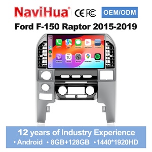 Navihua 14.6" Android Car Radio GPS Navigation Multimedia Carplay Auto <b>Stereo</b> for Ford F-150 Raptor 2015-2019 - Product Image 1