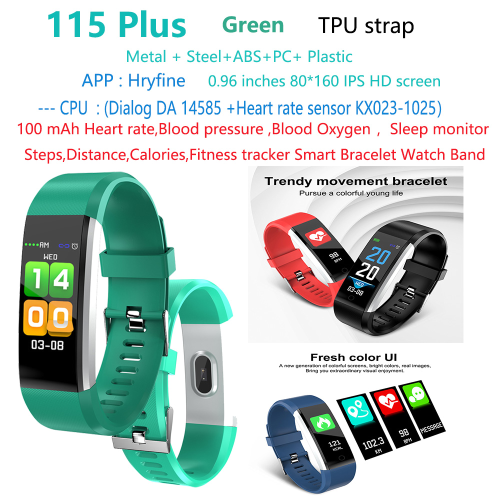 Verde 115-Plus-Sport-Fitness-Smart-Watch-bracelet-Band