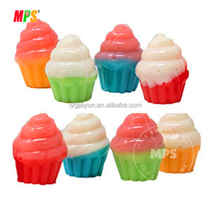 MPS Candy 4D Gummies <span class=keywords><strong>Rainbow</strong></span> Juicy Gummy Candy 3D Cupcake - Product Image 4
