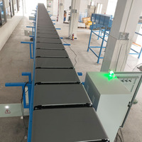 Otomatik Lineer Çapraz Bantlı Paket Sıralama Konveyör Sistemi, Entegre DWS Teknolojisi ile