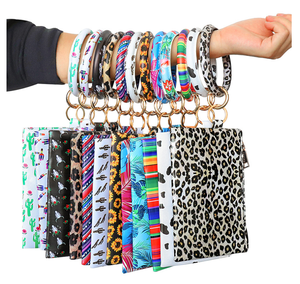 PU Portachiavi di Cuoio Del Braccialetto Delle Signore Frizione Braccialetto Panino Del Sacchetto Del Telefono Del Raccoglitore Borse - Product Image 3