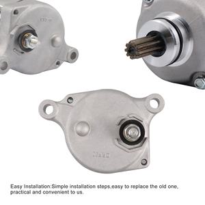 GOOFIT Moteur de démarrage électrique de moto de remplacement pour ZX1000 ZX-10R <span class=keywords><strong>ZX10R</strong></span> ZX-10RR ZX10RR Ninja KRT Edition ABS 2014-2021 - Product Image 3