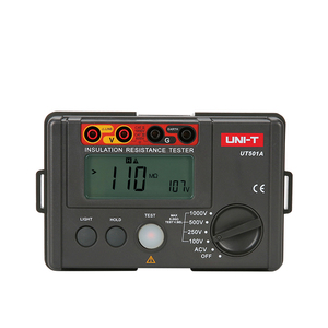 เครื่องทดสอบฉนวนไฟฟ้าดิจิตอล UNI-T UT501A  2500V เครื่องวัดแรงดันไฟฟ้าสูง - Product Image 1