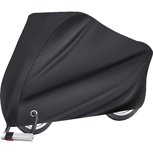 Accesorios de bicicleta cubierta de bicicleta impermeable cubierta de bicicleta 420D fuerte Oxford lluvia sol UV a prueba de viento lona al aire libre bicicleta almacenamiento Cove - Product Image 5