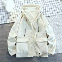 Veste à capuche pour homme personnalisée pour l'automne et l'hiver, coupe-vent et imperméable, respirante et ample, veste tendance polyvalente