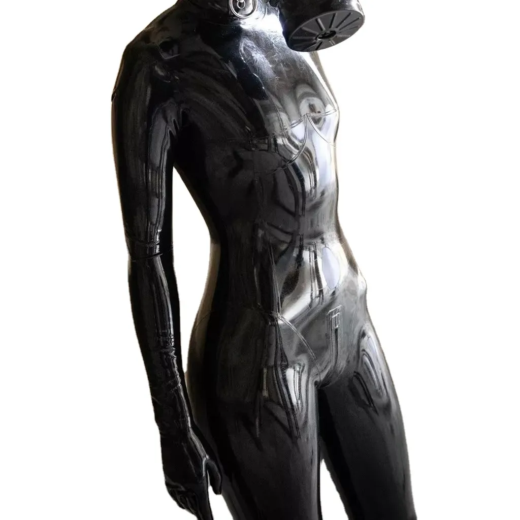 Benutzer definierte Hohe Qualität Guter Preis Sexy Frauen Mann Femme Latex Bondage Catsuit Kostüm Zentai