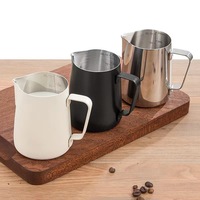 Acier inoxydable robuste Incasa café lait crème mousseur tenant pichet tasse Barista Latte Art lait moussant pichet tasse
