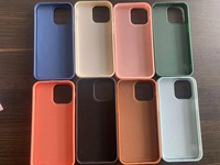 1.6mm Silicone Mat Couverture Avec Micro Fibre Impression Logo Coloré TPU Doux Téléphone étui pour iphone 16 15 14 13 12 11