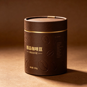 Envase de Tubo de Papel Kraft Ecológico para Granos de Café, Té, Matcha, Contenedor Cilíndrico de Cartón Biodegradable, Personalizado OEM - Product Image 2