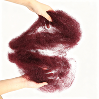 Cheveux humains brésiliens Remy Kinky Bulk Mavis de haute qualité, 22 pouces, non traités, vierges, double tirage, pour tresses afro volumineuses
