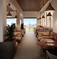Ensemble table et chaises de style nordique pour restaurant, certifié CE, facile à nettoyer, pour hôtel et restaurant